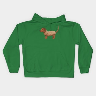 Sweater Weather Pup Kids Hoodie